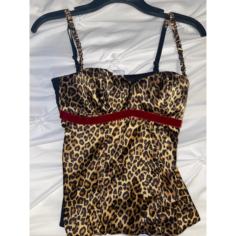Intimissimi leopard print cami corset